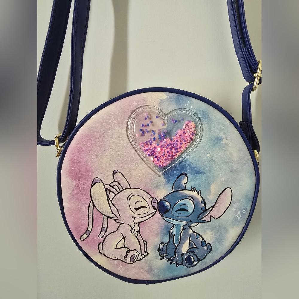 Her Universe Disney Lilo & Stitch Confetti Heart Crossbody Bag